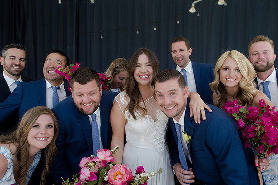 Bougainvillea-inspired wedding at Ace Hotel Palm Springs