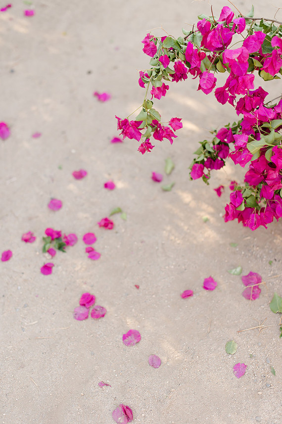 Bougainvillea-inspired wedding at Ace Hotel Palm Springs