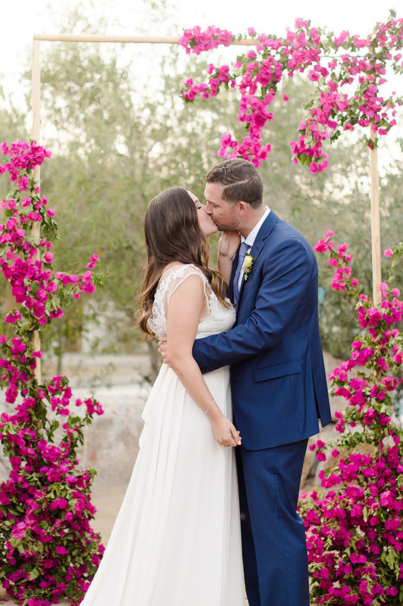 Bougainvillea-inspired wedding at Ace Hotel Palm Springs