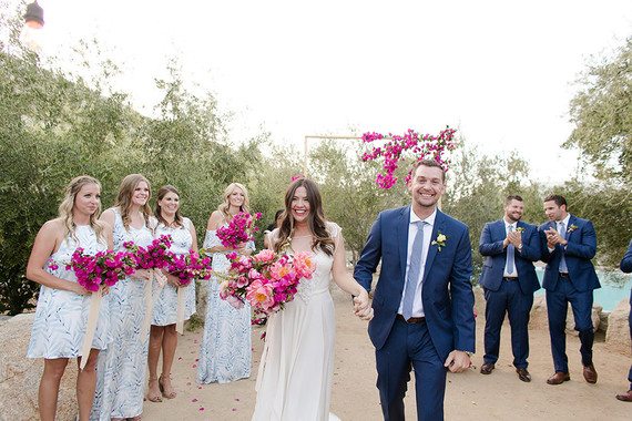 Bougainvillea-inspired wedding at Ace Hotel Palm Springs