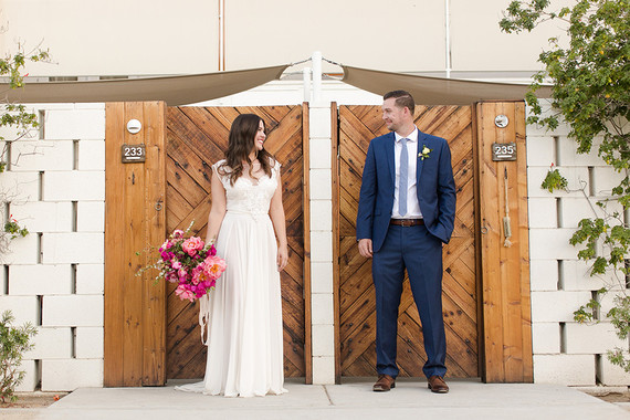 Bougainvillea-inspired wedding at Ace Hotel Palm Springs