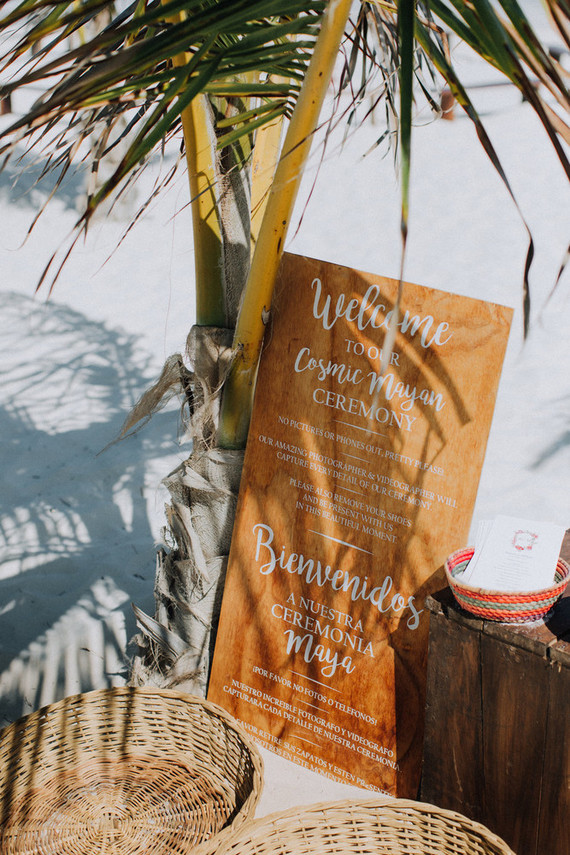 Cosmic Mayan wedding ceremony in Tulum