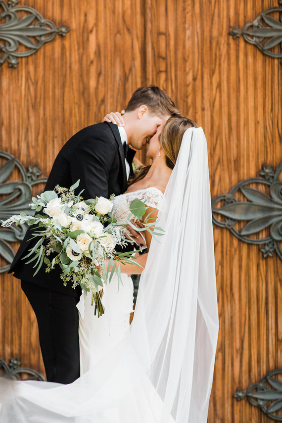 Classic Chicago wedding ceremony at St. Michael's Church