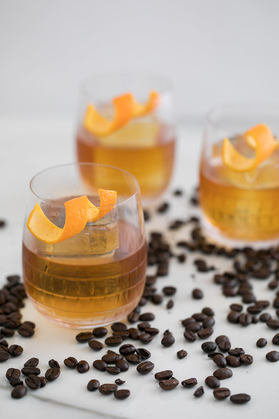 Coffee and whiskey cocktail recipe