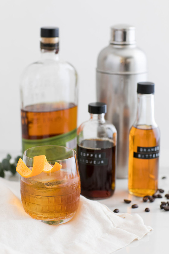 Coffee and whiskey cocktail recipe