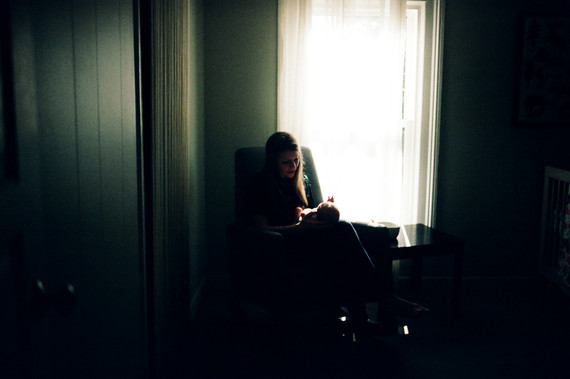 Intimate family newborn photos in Grand Rapids