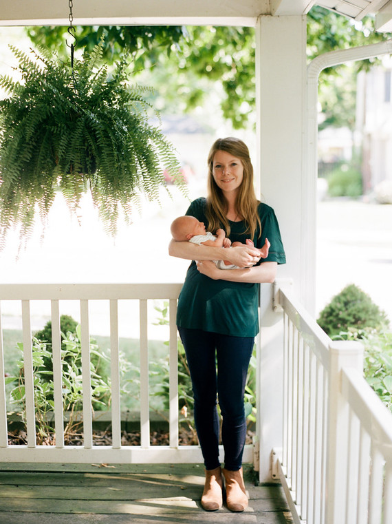 Intimate family newborn photos in Grand Rapids