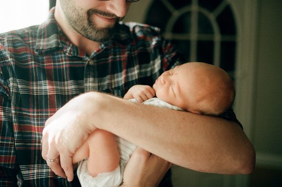 Intimate family newborn photos in Grand Rapids