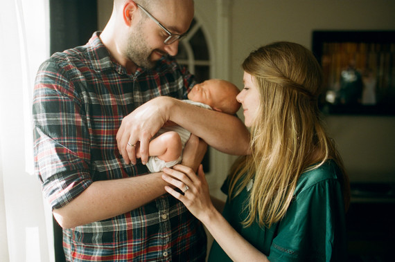 Intimate family newborn photos in Grand Rapids