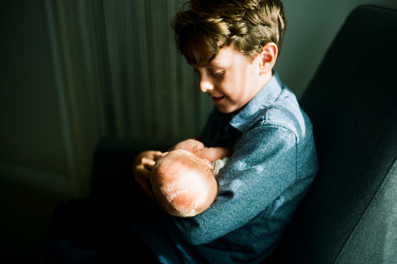 Intimate family newborn photos in Grand Rapids