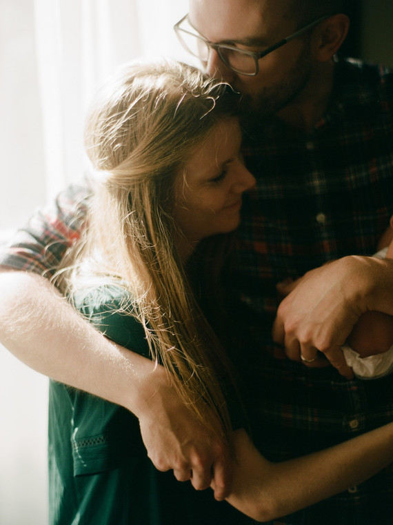 Intimate family newborn photos in Grand Rapids