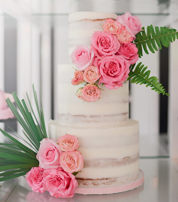 Black and white and pink flamingo birthday party