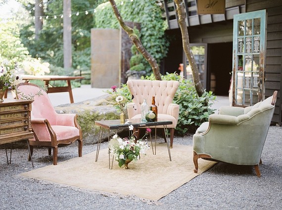 romantic fall wintery wedding in Washington state