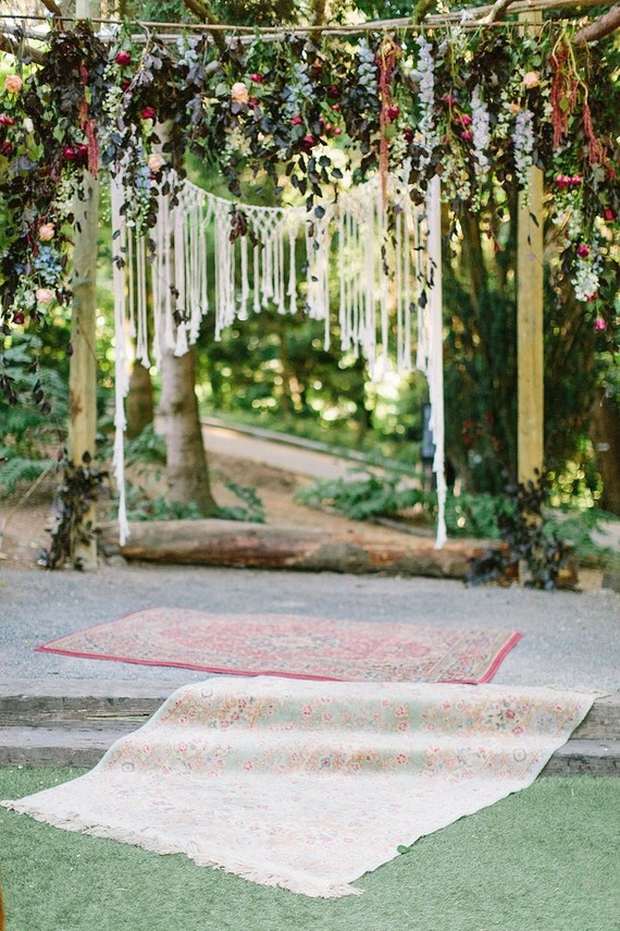 romantic fall wintery wedding in Washington state