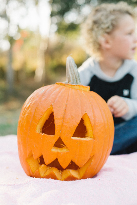 Pumpkin carving playdate