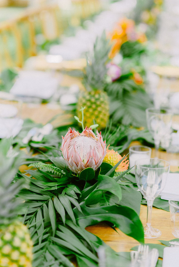 Tropical rehearsal dinner in Athens Greece