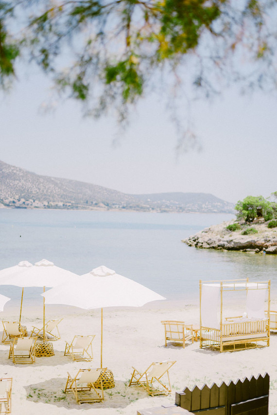 Tropical rehearsal dinner in Athens Greece