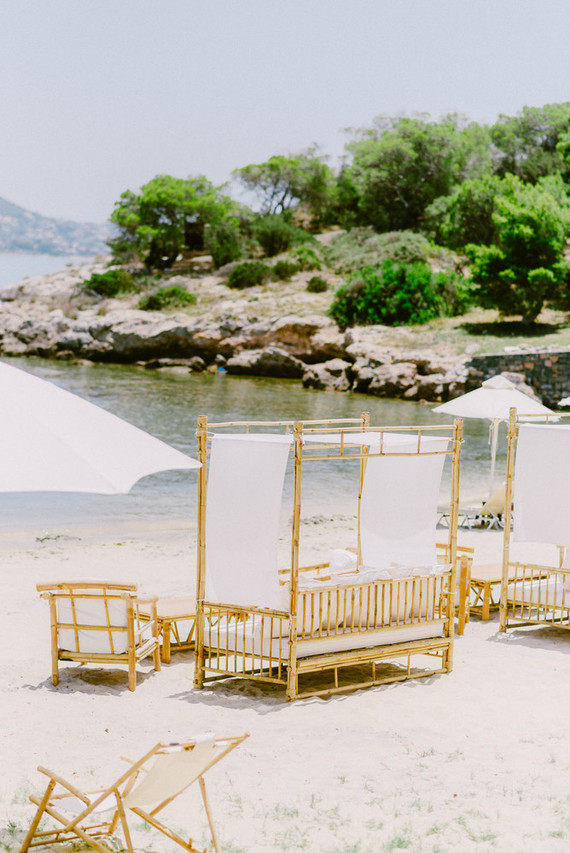 Tropical rehearsal dinner in Athens Greece Inspiration