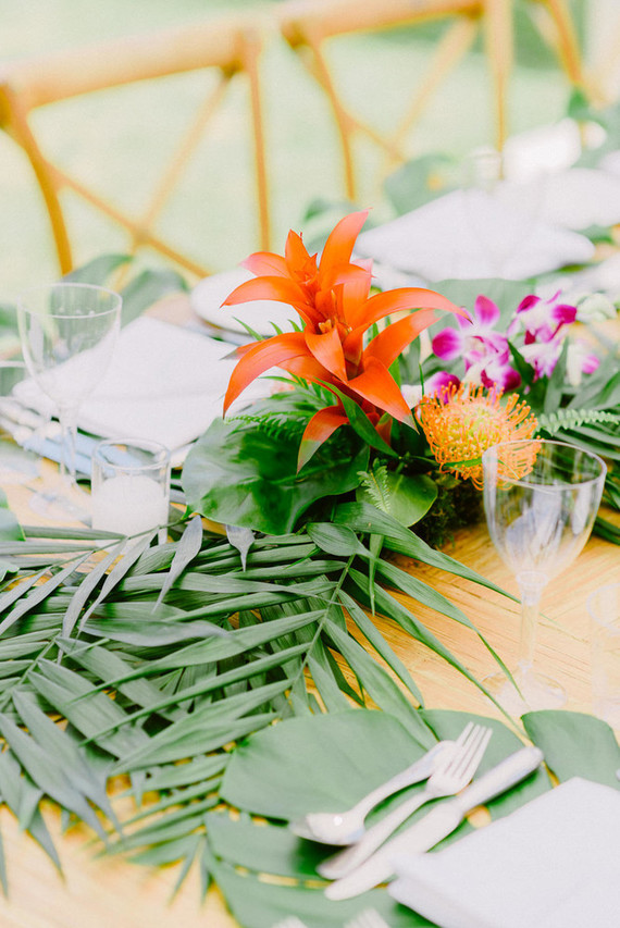 Tropical rehearsal dinner in Athens Greece