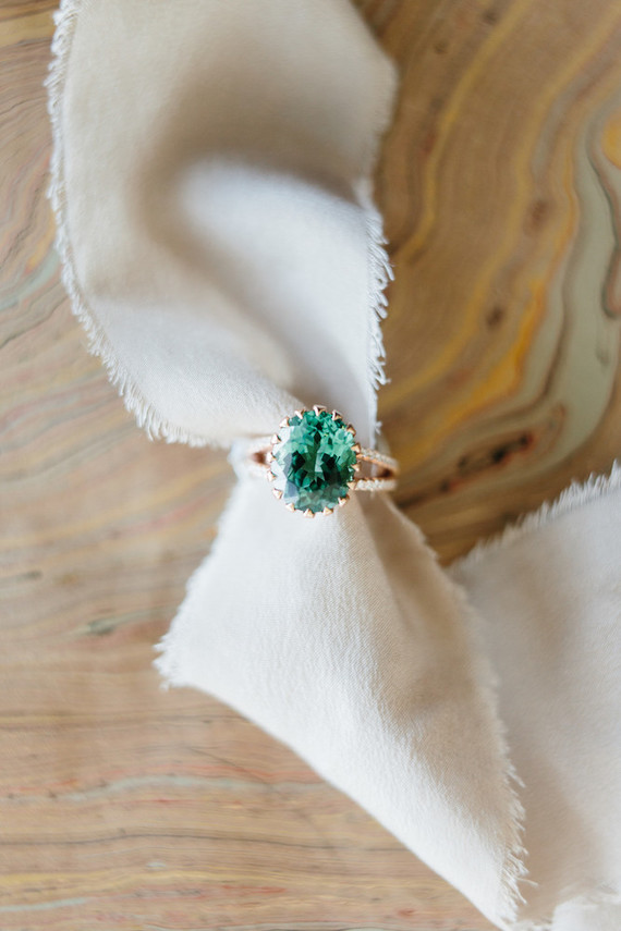 emerald engagement ring