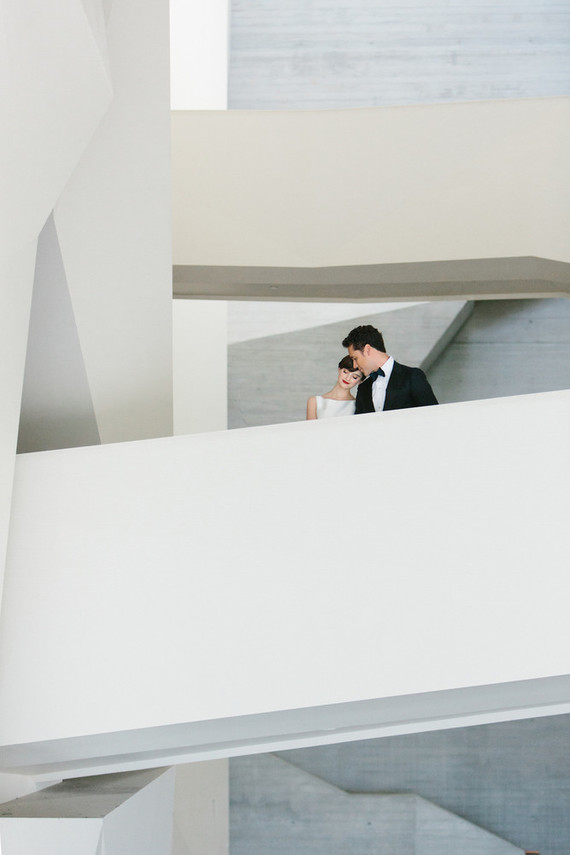 minimal museum wedding ideas