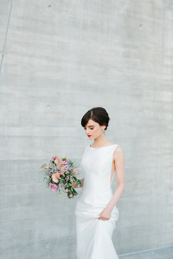 minimal museum wedding ideas