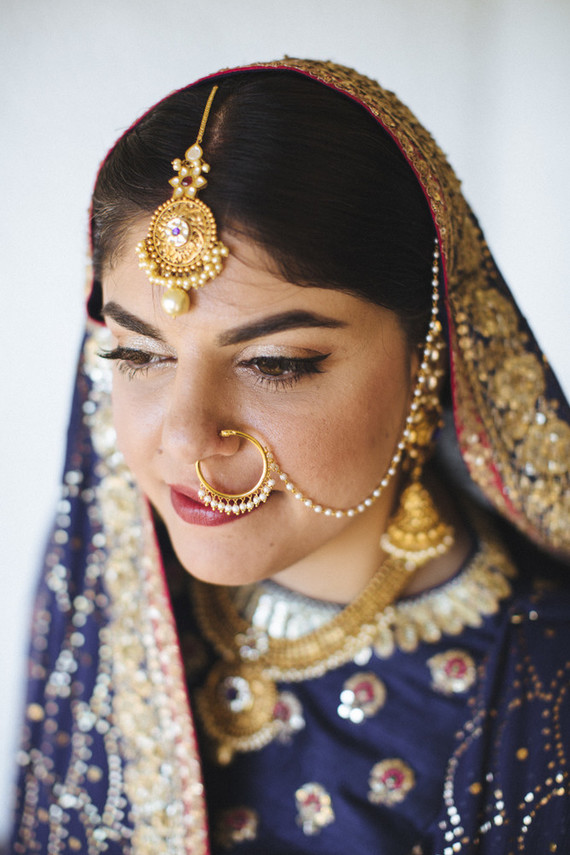 Modern desert Indian wedding celebration