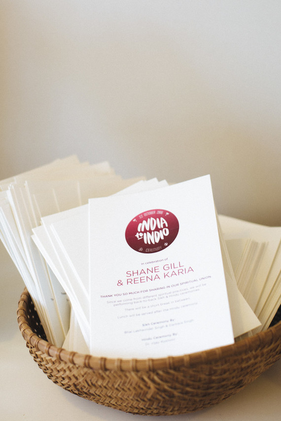 Modern desert Indian wedding celebration