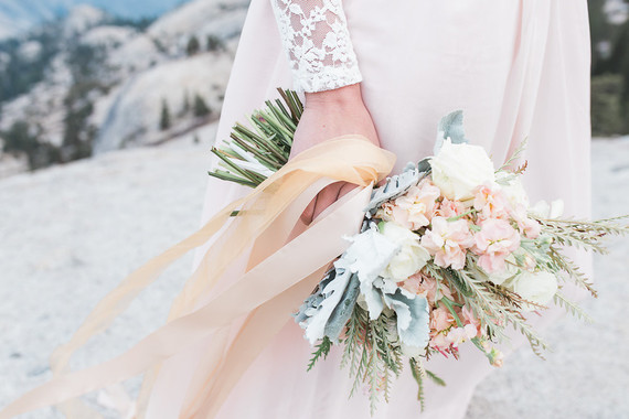 Blush Yosemite vow renewal Inspiration