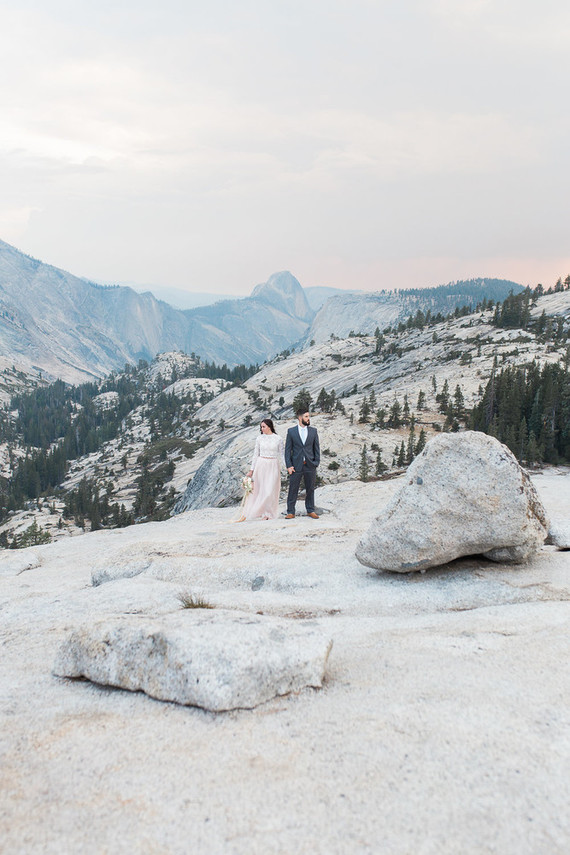 Blush Yosemite vow renewal Inspiration