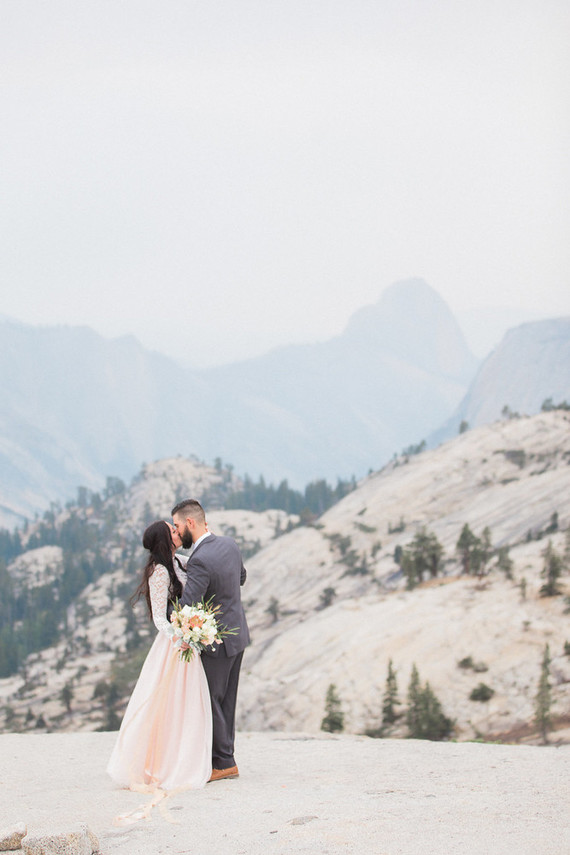 Blush Yosemite vow renewal Inspiration
