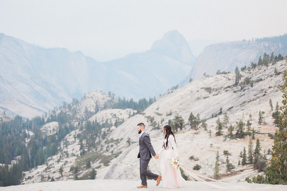 Blush Yosemite vow renewal