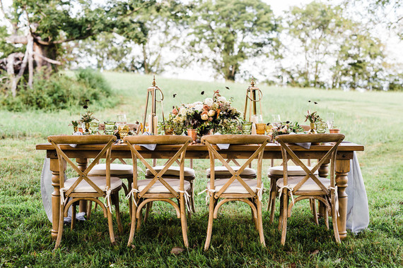 Glam fall wedding inspiration