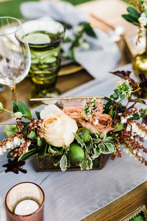 Glam fall wedding inspiration