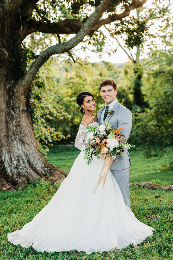 Glam fall wedding inspiration