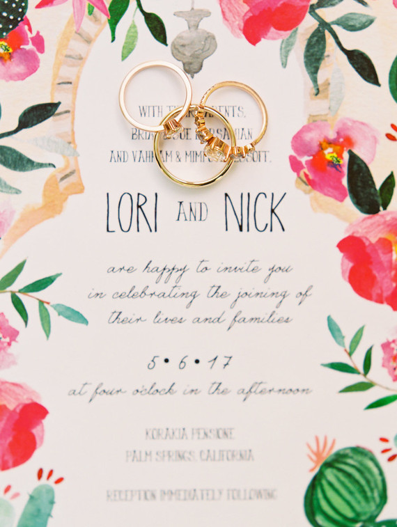 Wedding at Korakia Pensione in Palm Springs