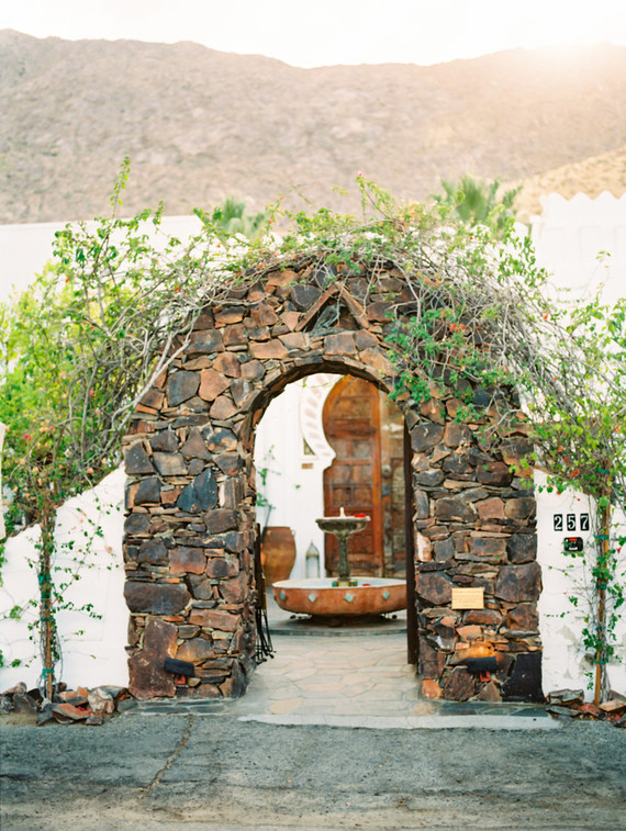 Wedding at Korakia Pensione in Palm Springs