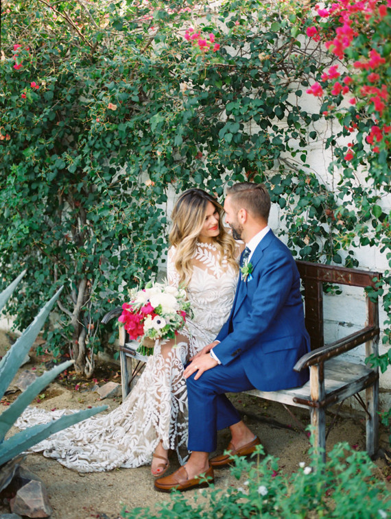 Wedding at Korakia Pensione in Palm Springs