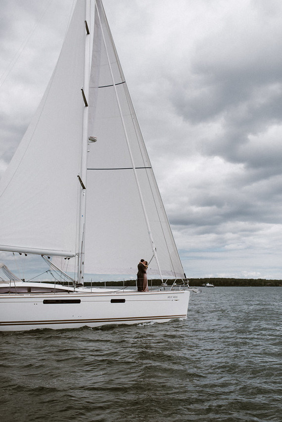 Lake Superior sailboat elopement ideas