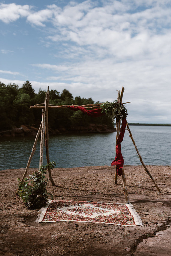 Lake Superior sailboat elopement ideas