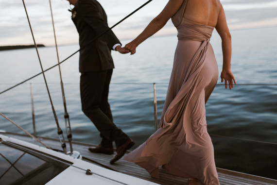 Lake Superior sailboat elopement ideas