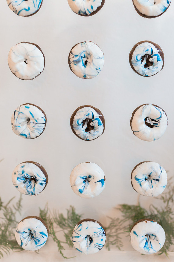 Royal blue heroes baby shower