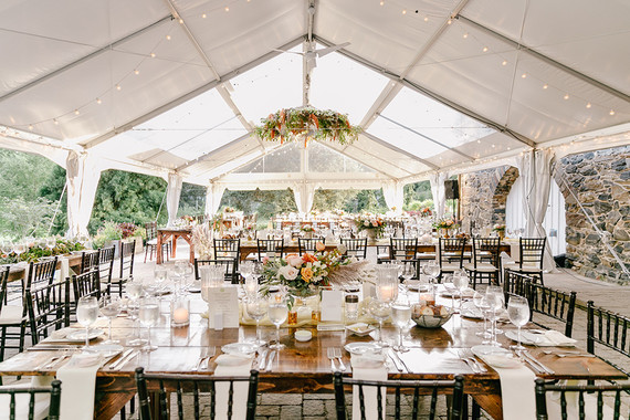 elegant pastel fall wedding at Tyler Arboretum in Philadelphia