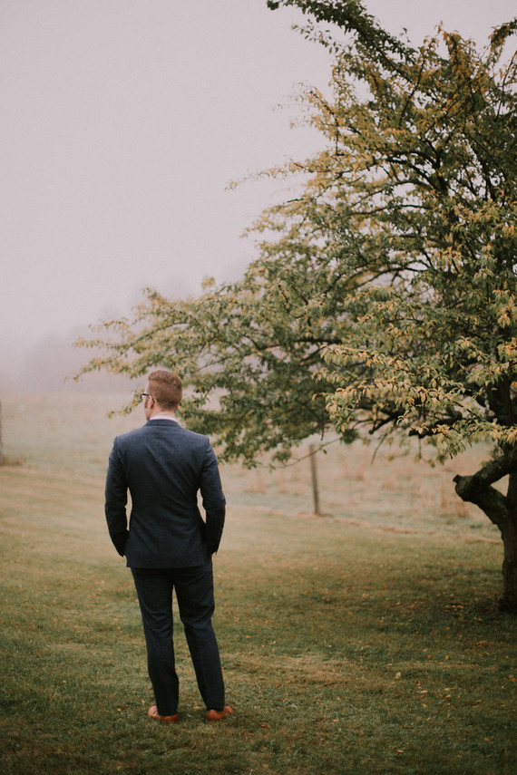 Moody fall barn wedding in Maine