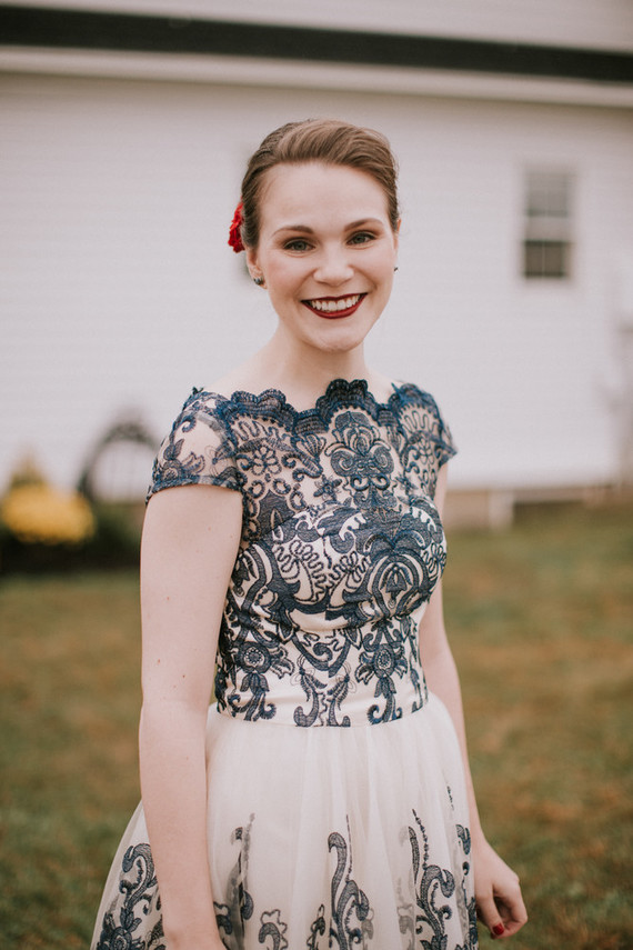 Moody fall barn wedding in Maine