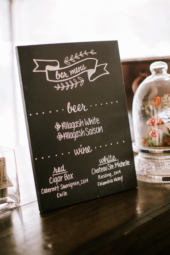 Moody fall barn wedding in Maine