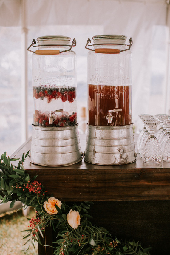 Moody fall barn wedding in Maine