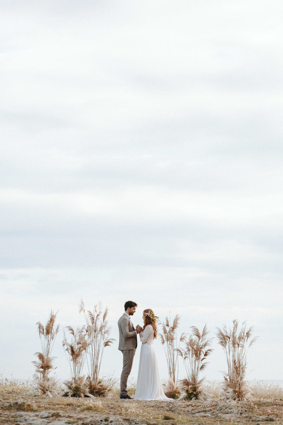 Romantic boho fall Apulia elopement Inspiration