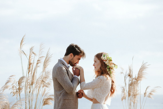 Romantic boho fall Apulia elopement