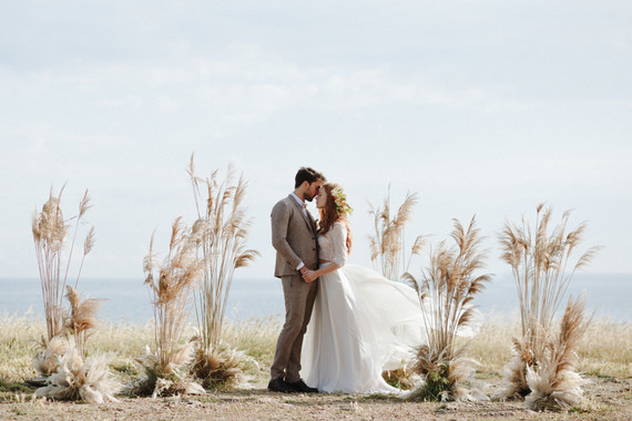 Romantic boho fall Apulia elopement